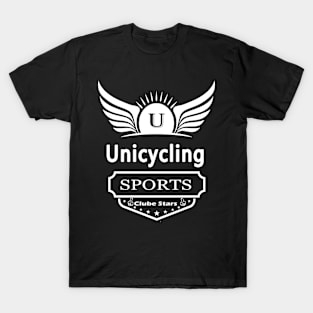 Sport Unicycling Badge T-Shirt